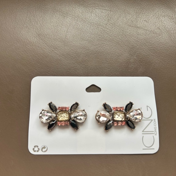 Gemstone Rhinestone Shoe Clips - Picture 1 of 10